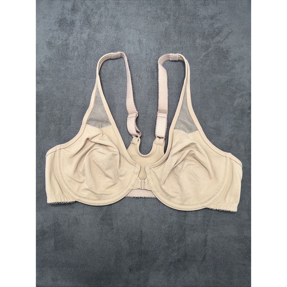 Wacoal Racerback Underwire Front Close Bra 65124 Toast (Tan) Size 36C